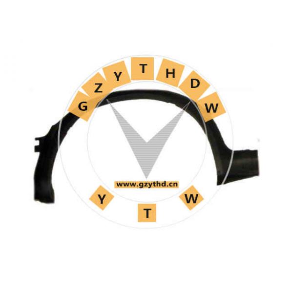 191 853 818 C,Flaring, wing,191853818C,VOLKSWAGEN,191 853 818 C