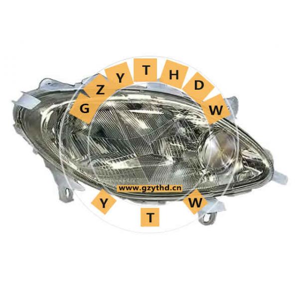 000 1218 V016 000000,Headlight,0001218V016000000,SMART,000 1218 V016 000000