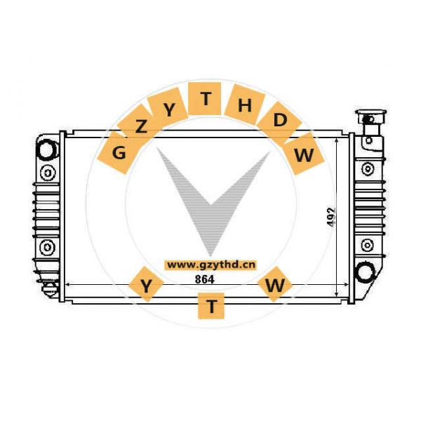 1543，Radiator，1543，CHEVROLET，1543