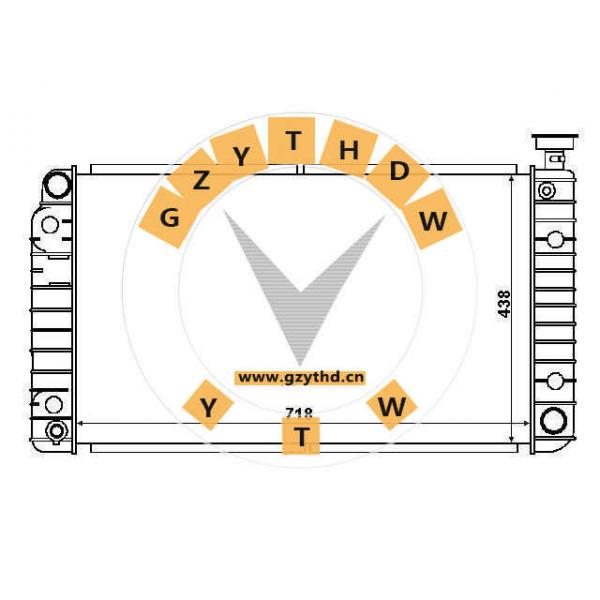1582，Radiator，1582，CHEVROLET，1582