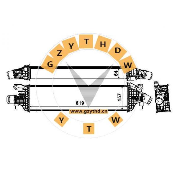 14461-1MS0AIntercooler144611MS0AINFINITI14461-1MS0A