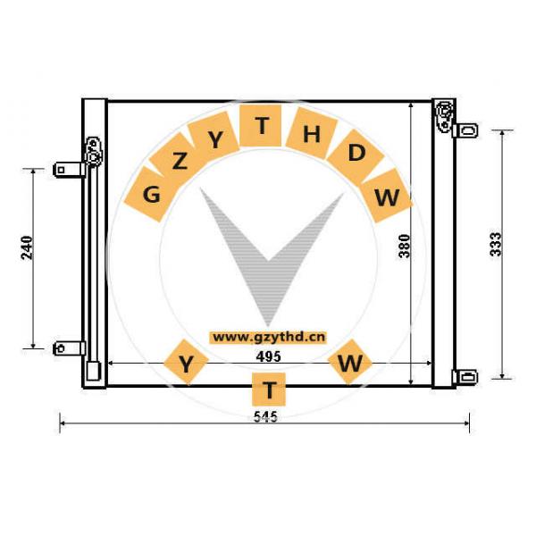 9971626,Air Conditioning Condenser,9971626,DEUTZ-FAHR,9971626