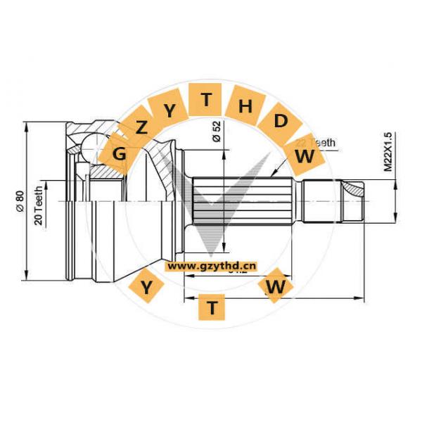 46307420，CV Joint Kit，46307420，FIAT，46307420，