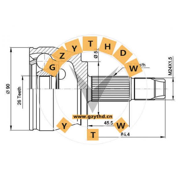 46307887，CV Joint Kit，46307887，FIAT，46307887，