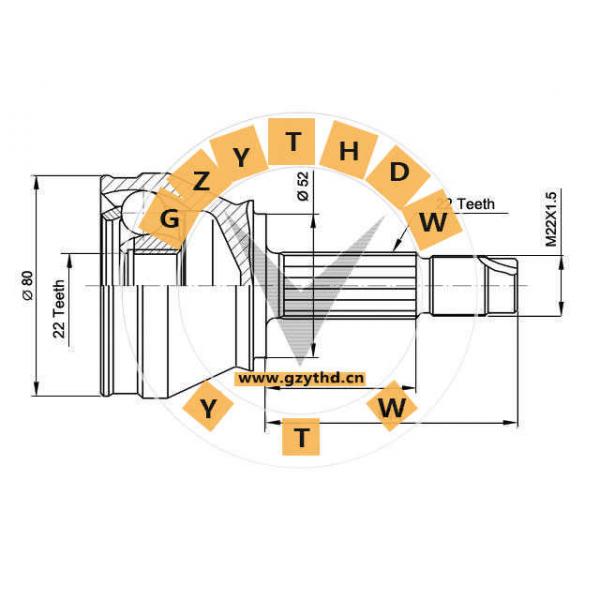 46307617，CV Joint Kit，46307617，FIAT，46307617，