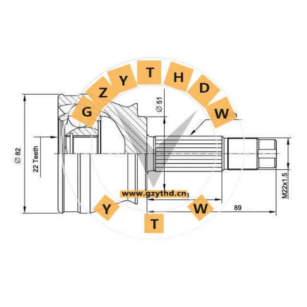 46307366，CV Joint Kit，46307366，FIAT，46307366，