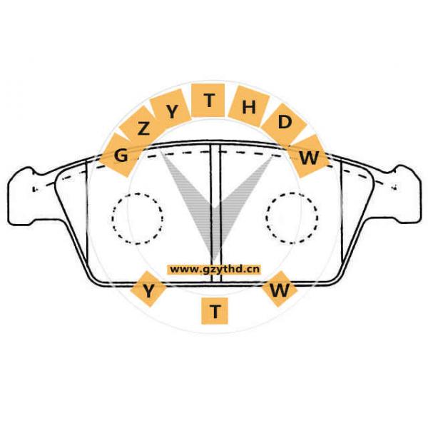 Brake Pad Set,4BP3659-08264,ANCHI,4BP365908264,DAEWOO,4BP3659-08264,SUZUKI,