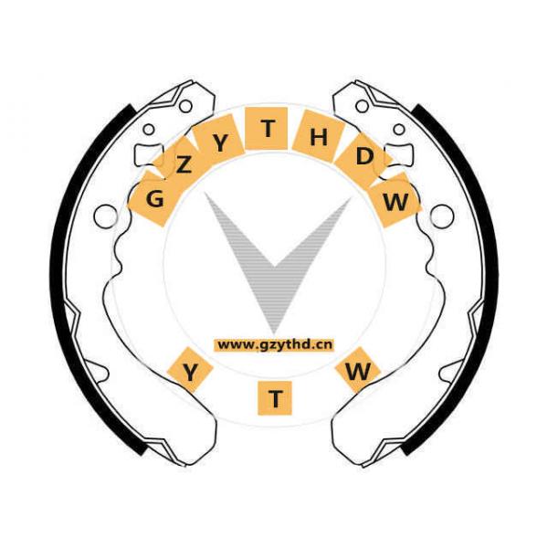 04495-87207-000,Brake Shoe Set,04495-87207-000,DAIHATSU,449587207000
