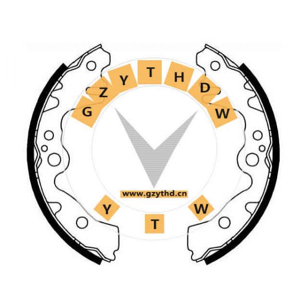 04495-B1010,Brake Shoe Set,04495-B1010,DAIHATSU,04495B1010