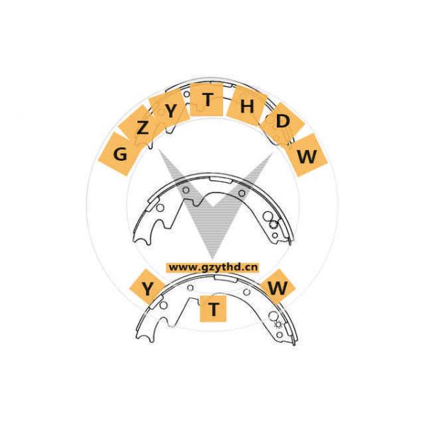 04494-20011,Brake Shoe Set,04494-20011,DAIHATSU,449420011