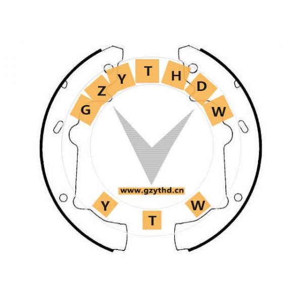 04495-08010,Brake Shoe Set,04495-08010,CHEVROLET,449508010