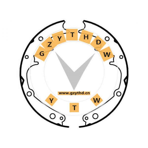 1555T-S823,Brake Shoe Set,1555T-S823,CHEVROLET,1555TS823