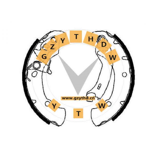 04495-87Z01,Brake Shoe Set,04495-87Z01,DAIHATSU,0449587Z01